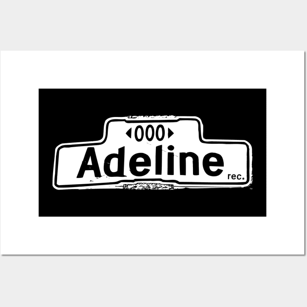 Adeline Records [Defunct Record Label] Wall Art by Defunct Logo Series